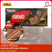 Bánh Xốp Wafer NABATI Vị Chocolate (Hộp 145g)
